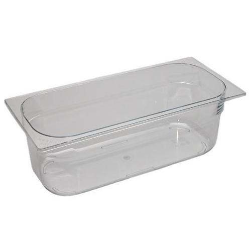 Polycarbonate ice cream basin 360x165xh120mm