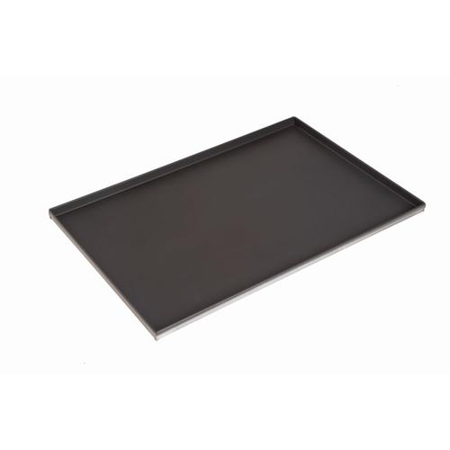 Non perforated aluminium tray with silicone coating 