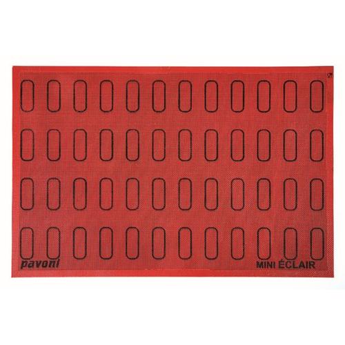 Φύλλο σιλικόνης FOROSIL 60x40cm για 48 eclair 60x18mm 