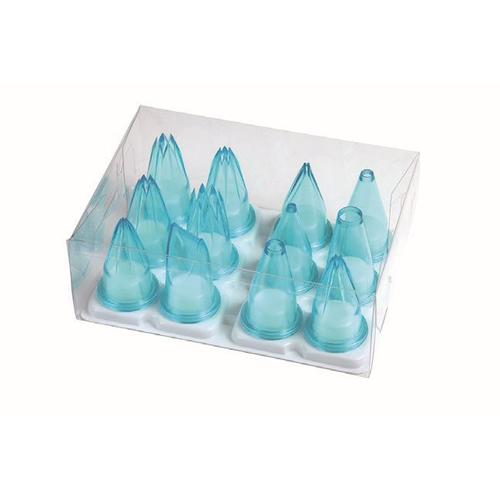 Polycarbonate piping tips- set of 12 pieces
