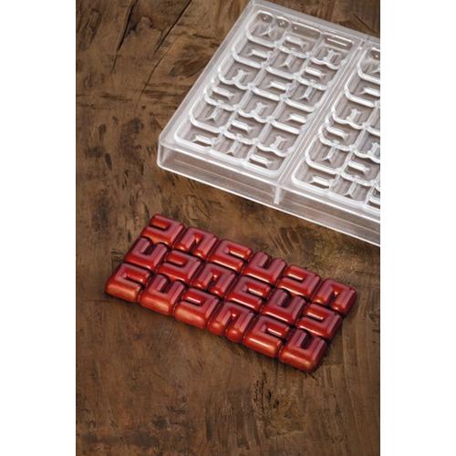 Praline mould 275x175mm, 3 pieces/mould