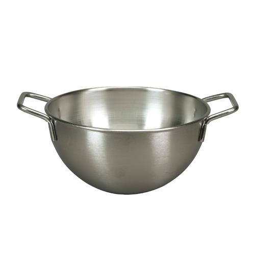 Inox basin with 2 handles 