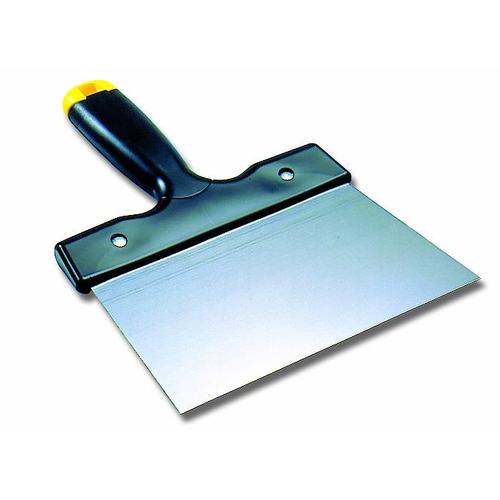 Inox scraper with plastic handle 18x10cm