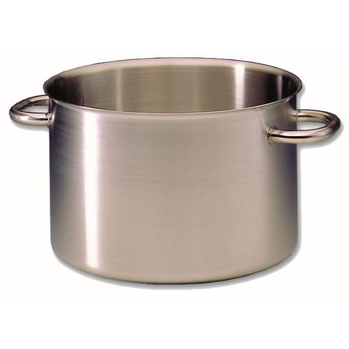 Inox saucepot with 2 handles 