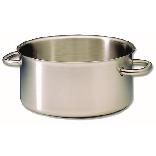 Inox stewpot with 2 handles  