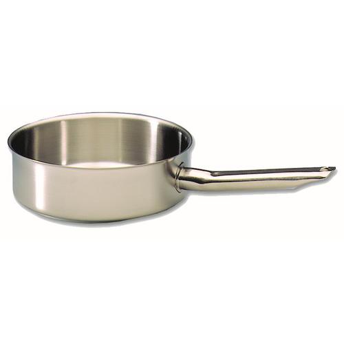 Inox sautepan with 1 handle 