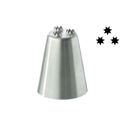 Inox tube with stars 4,5mm