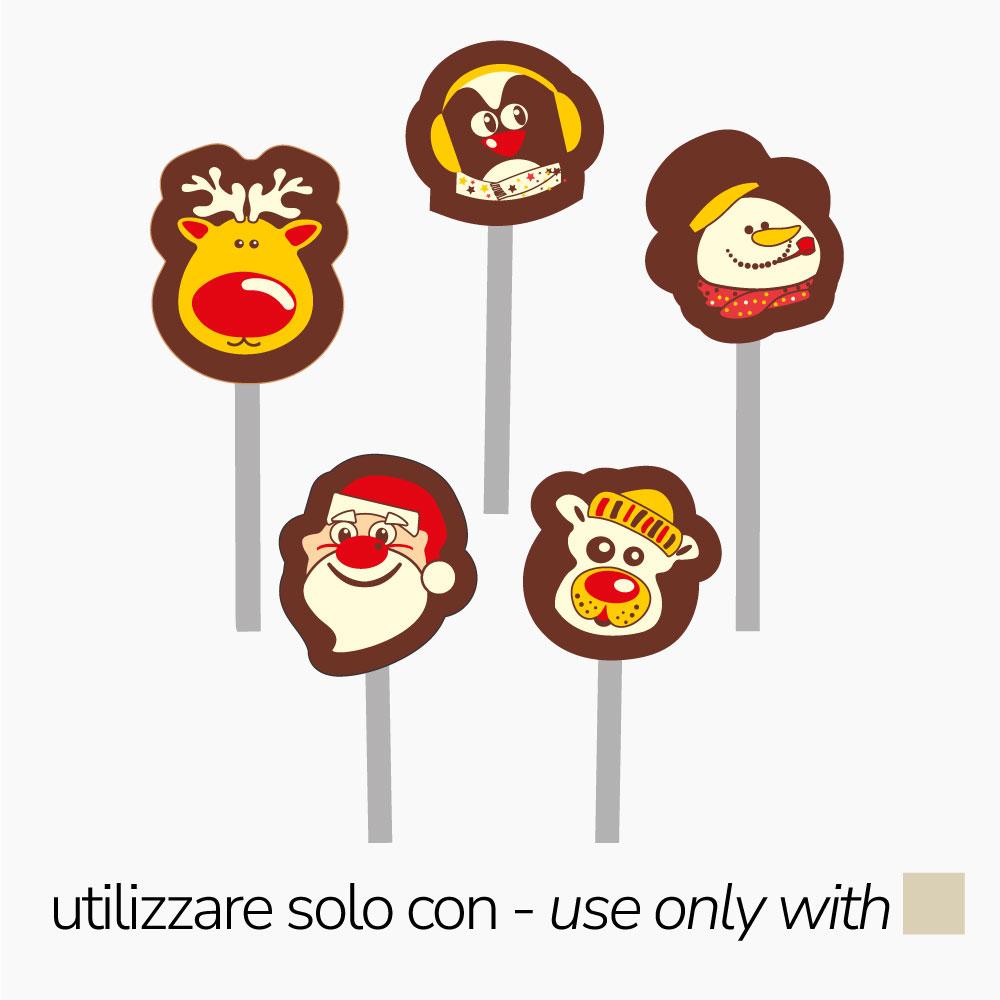 DEC-T1017SB-1z Silkscreened moulds for lollipops - Image 1