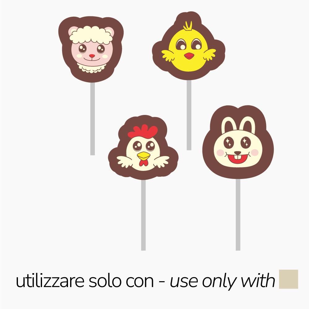 DEC-T1022SB-1z Silkscreened moulds for pralines - Image 1