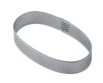 Perforated inox band for single serving oval 96x57xh20mm