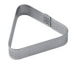 Perforated inox band for single serving triangle 85x75xh20mm
