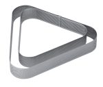 Perforated inox triangular band height 3.5cm