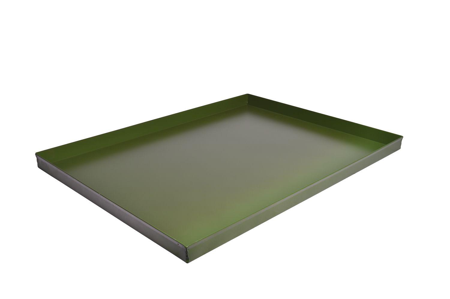 TEFLON01-1z Non perforated aluminium tray with teflon coating - Image 1